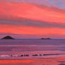 View of Ballycotton at Sunset