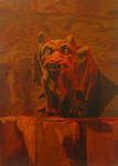 Gargoyle from St. Fin Barre's Cathedral, Cork by eastcorkpainter