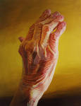 Mother's Rheumatic Right Hand by eastcorkpainter