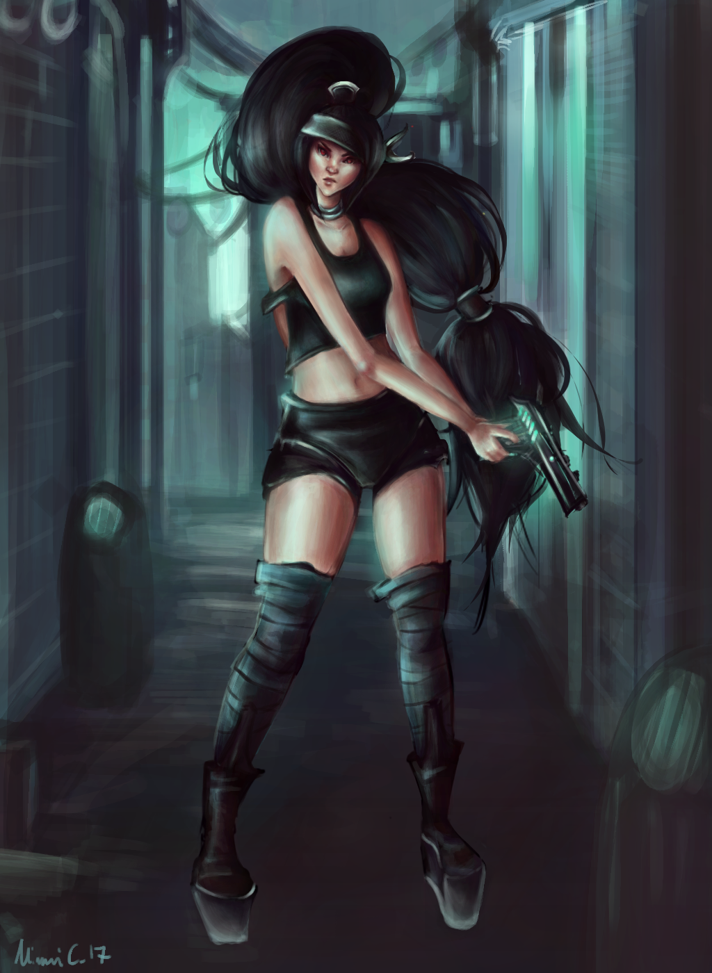 Cyberpunk Akali