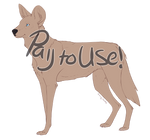 P2U: Painted Dog Base by EvlonArts