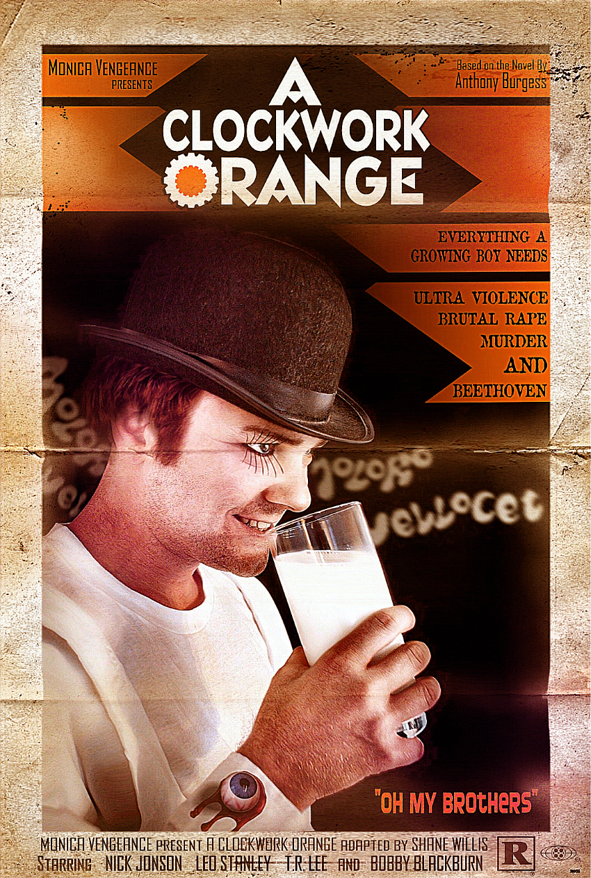 A CLOCKWORK ORANGE grindposter