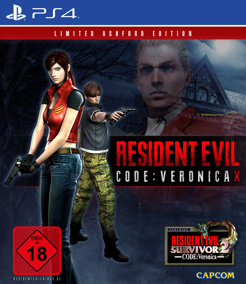 Resident Evil Code Veronica Remake Cover - PS4 by T-Vairus on