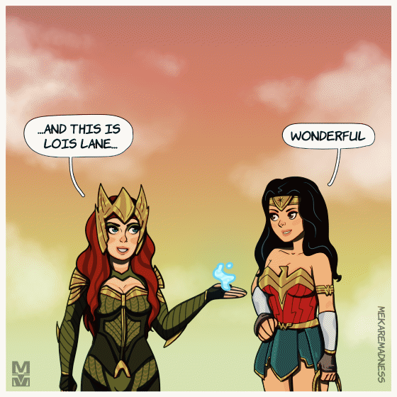 Wonder Woman And Mera By Mekaremadness On Deviantart