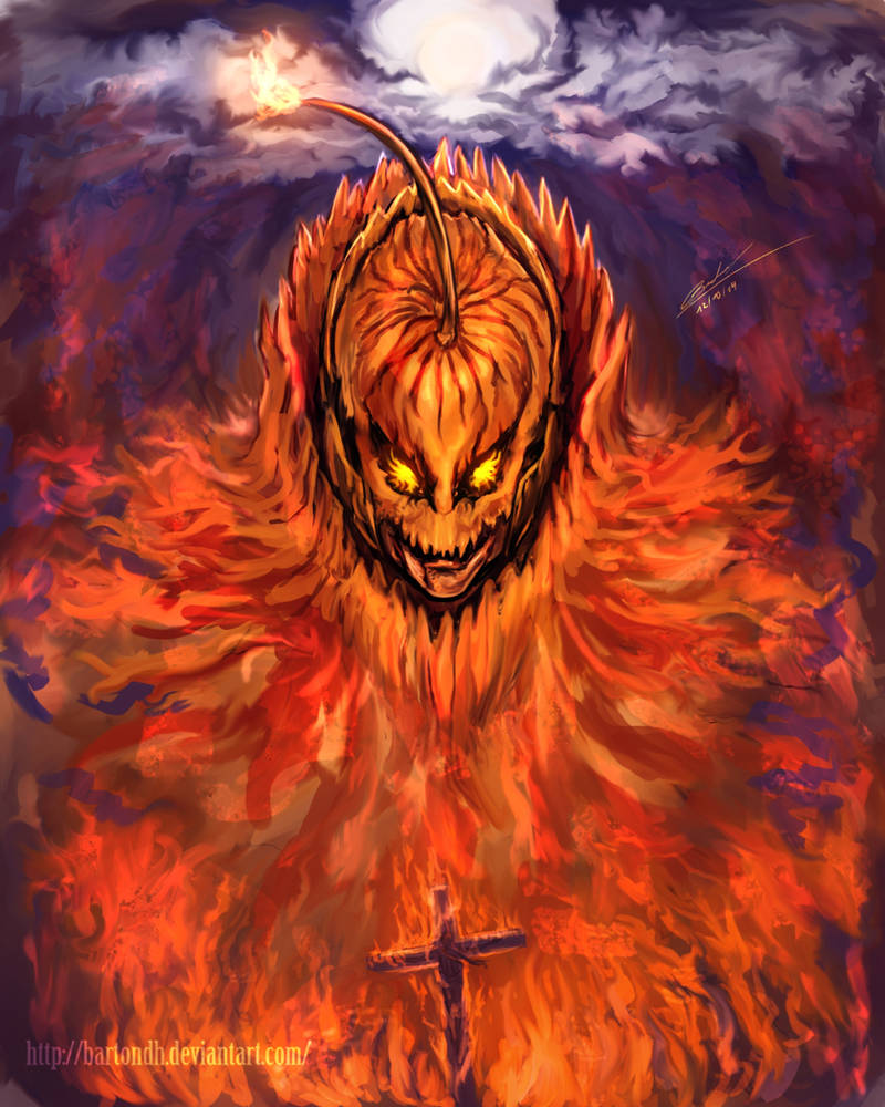 Pumpkin Knight The Beggining (Original Character) by BartonDH on DeviantArt