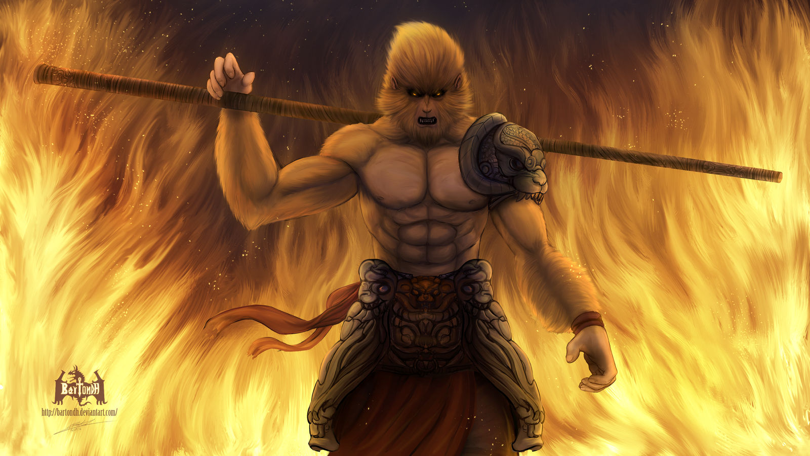 Sun Wukong By Bartondh On Deviantart Sun Wukong By Bartondh On Deviantart