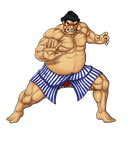 E. Honda Street Fighter 2 by BartonDH