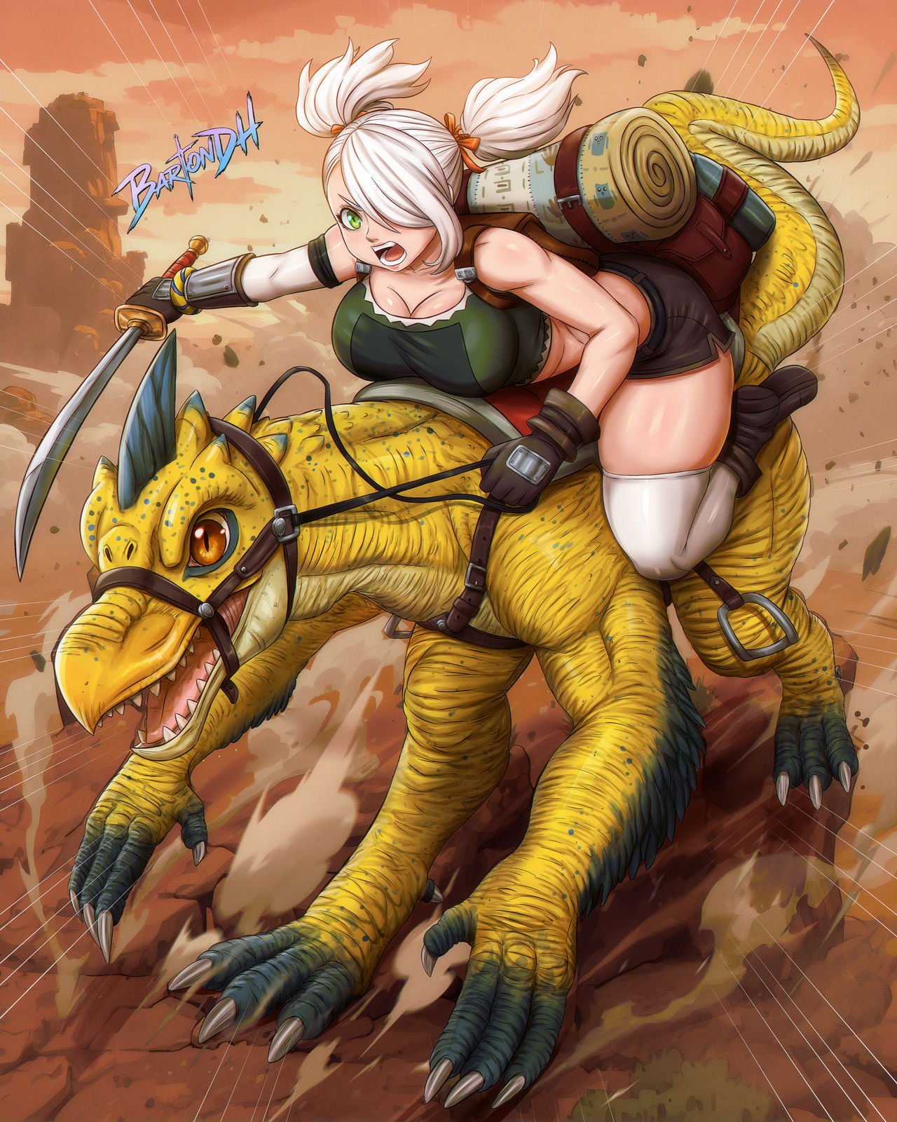Heroic Dragon Rider Dragon Rider by BartonDH on DeviantArt
