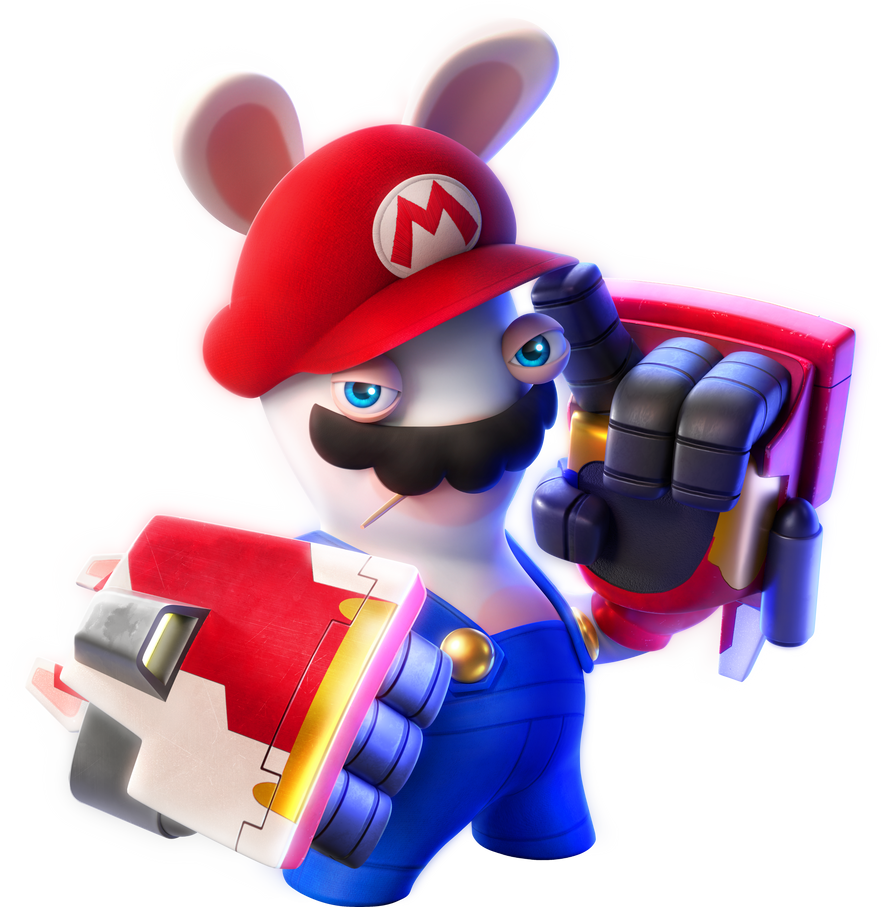 Rabbid Mario Render by Dragonsupersonic87 on DeviantArt