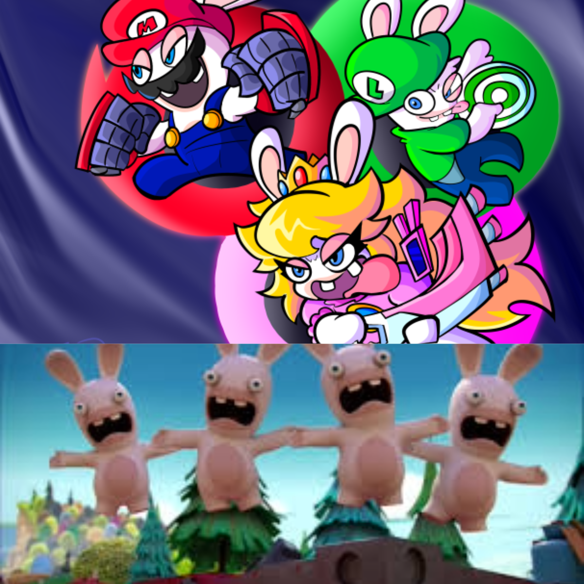 The rabbids heroes VS the Rabbids scarbles by Dragonsupersonic87 on ...