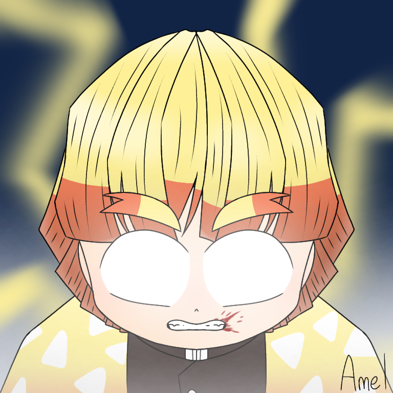 Kaminari No Kokyu Ichi No Kata Kimetsu No Yaiba By Ameliaartworkz946 On Deviantart