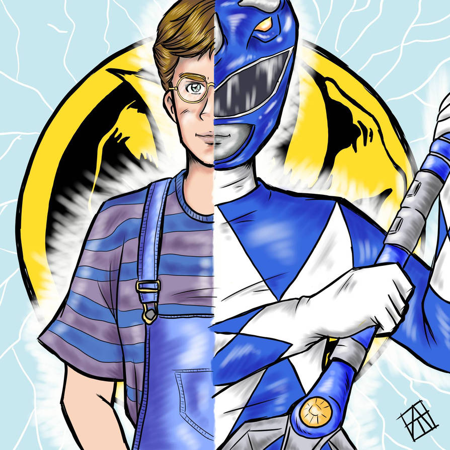 Billy Cranston the first blue ranger by Fantapencil on DeviantArt
