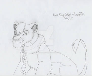 Lion King Style - Snuffles (WIP)