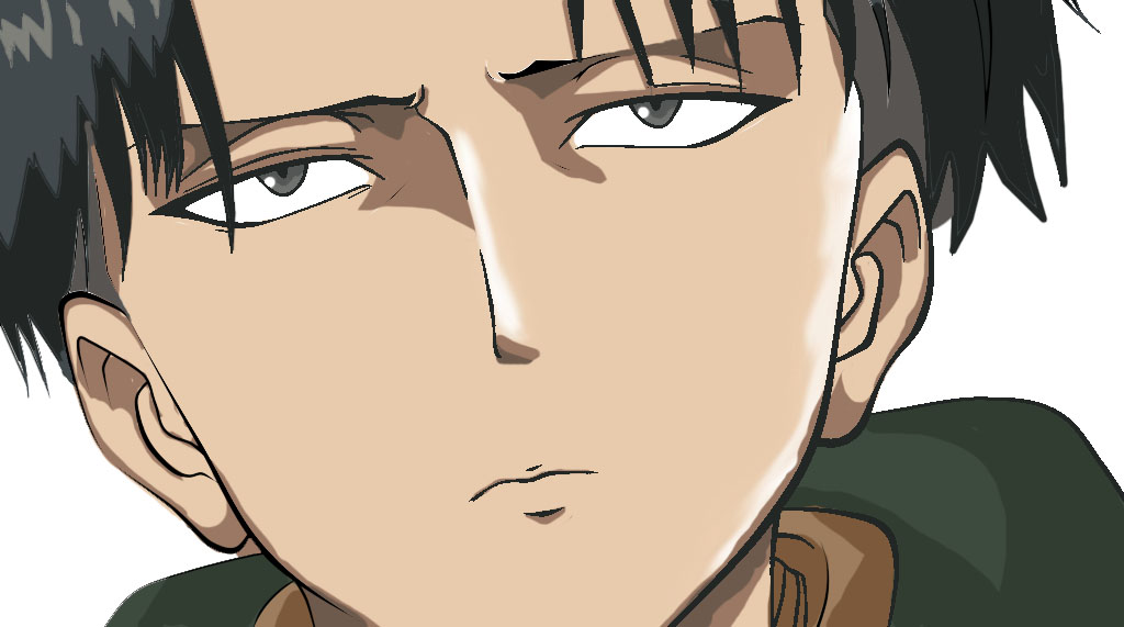 Captain Levi (colored by me) by geiGAY on