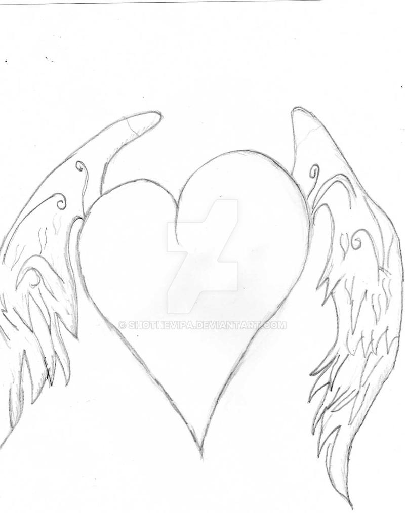 Heart Sketch by ShoTheVipa on DeviantArt