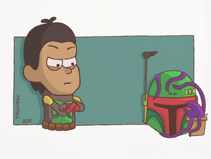 Boba Fett and Pot Sarlacc