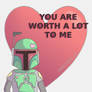 Boba Fett Valentine's day card