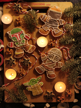 Star Wars Gingerbread Cookies