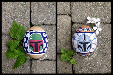 Boba Fett and Din Djarin Easter Eggs