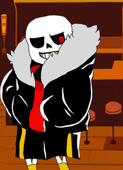 Underfell at Grillby's