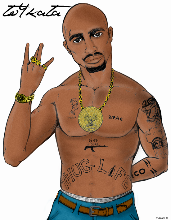 2Pac - Cartoon