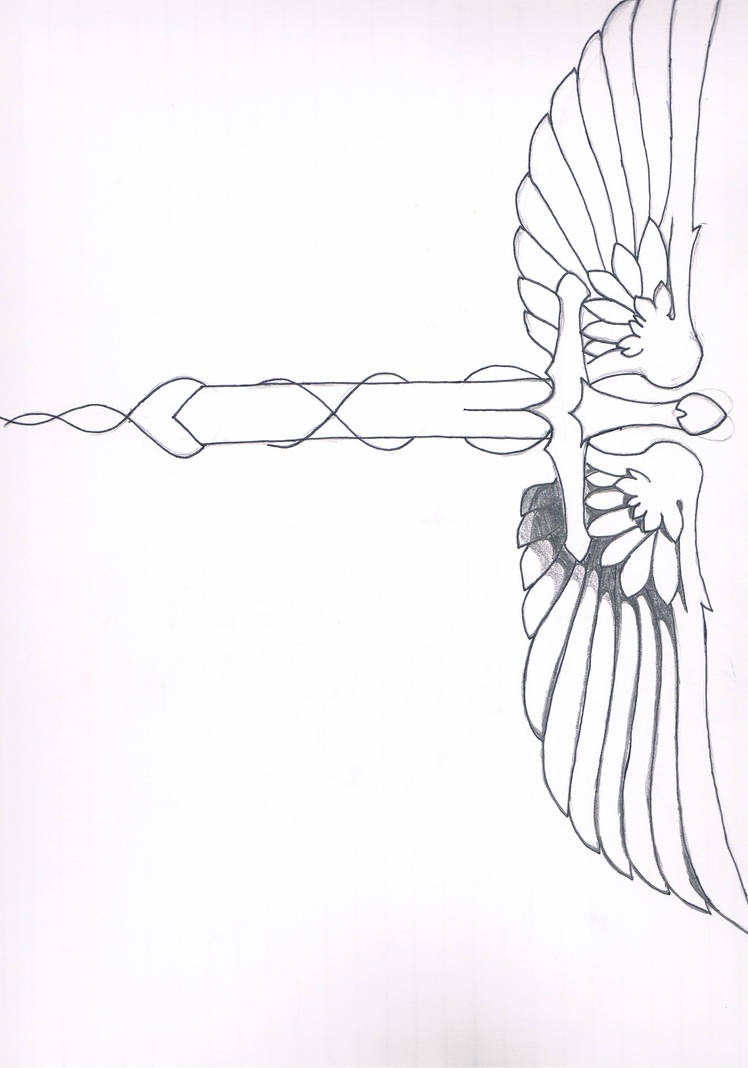 Tattoo Design Warrior Sword/Wings by WaterSiren2609 on DeviantArt