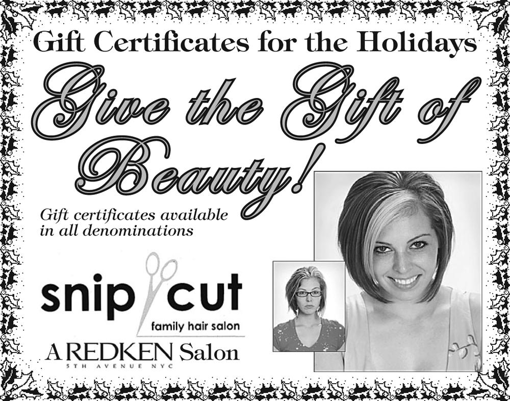 Snips Ad Snip Cut gift certificate ad by hatguymark on DeviantArt
