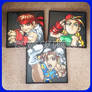 Street Fighter perler bead portraits