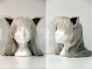 Quality Silver cat ears, Medium