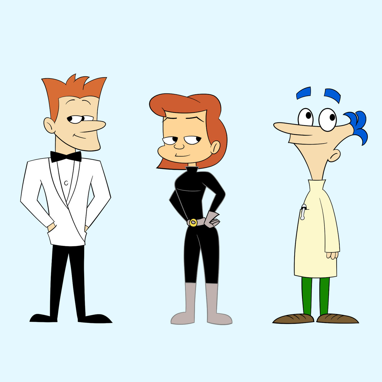 Spy Fx, Monkey Penny, and Professor Quack by DuneStone on DeviantArt