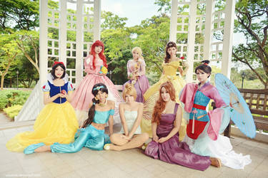 Disney Princesses Gathering