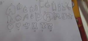 My whole alphabet from A to Z