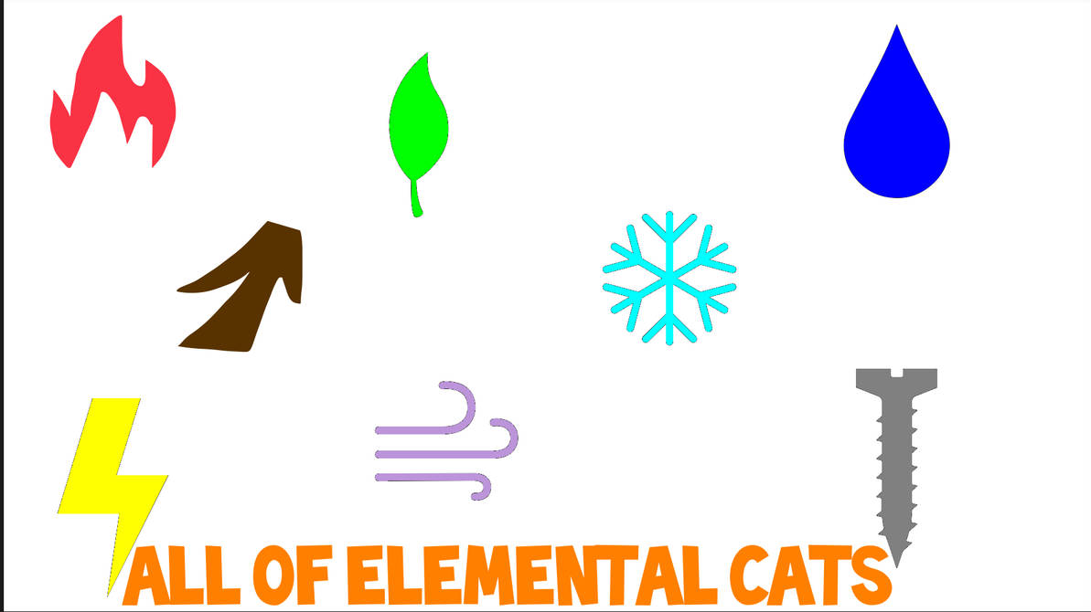 All Of Elemental Cats By Brionnie19 by A89iksm on DeviantArt