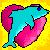 Dolphin in a Heartset Avatar