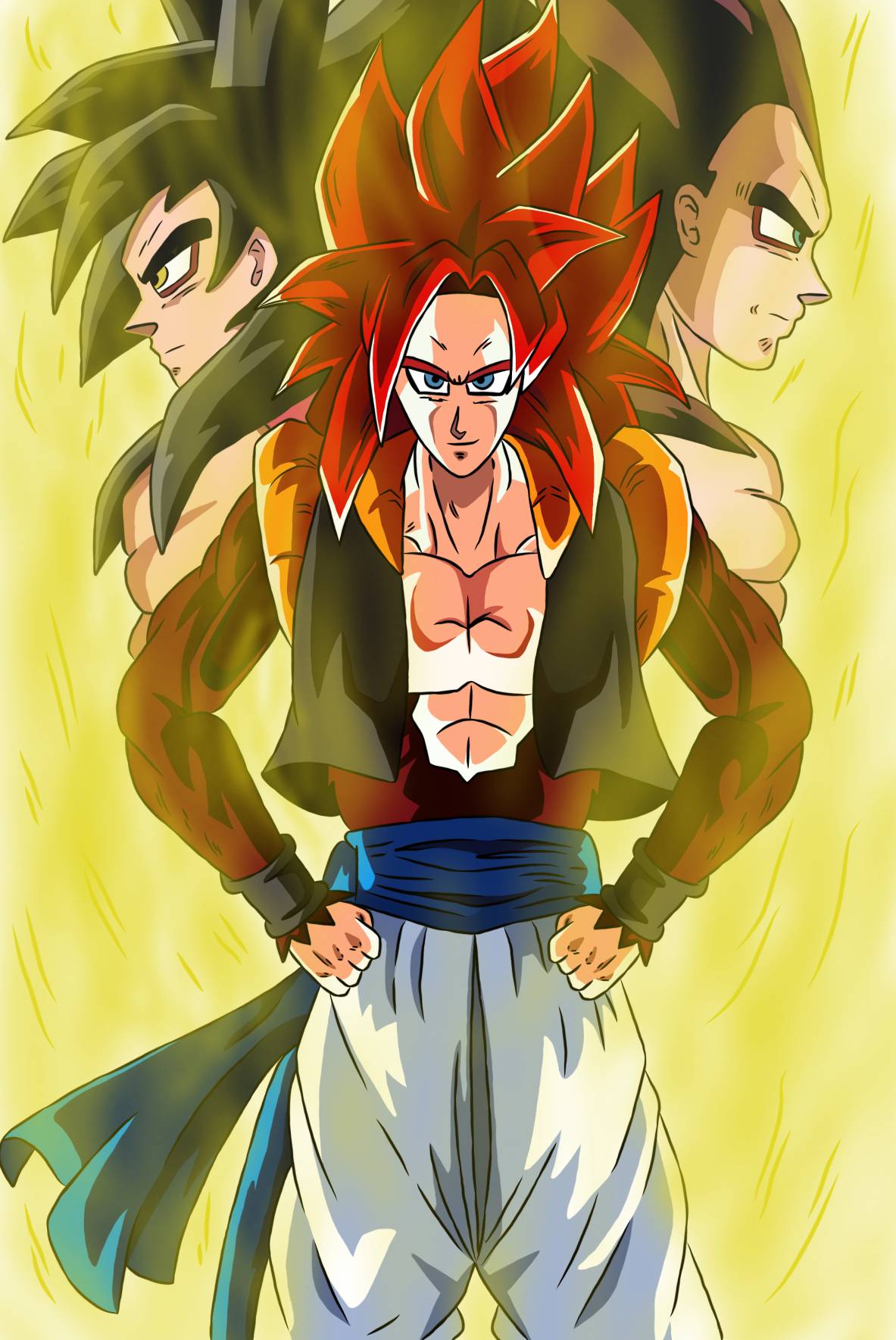 Gogeta blue vs Broly Full power by NetoDeviantart on DeviantArt