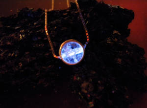Captured Spirit Energy Orb - Glowing 925 Necklace