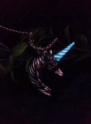 Luminous Glow in the Dark Unicorn Necklace
