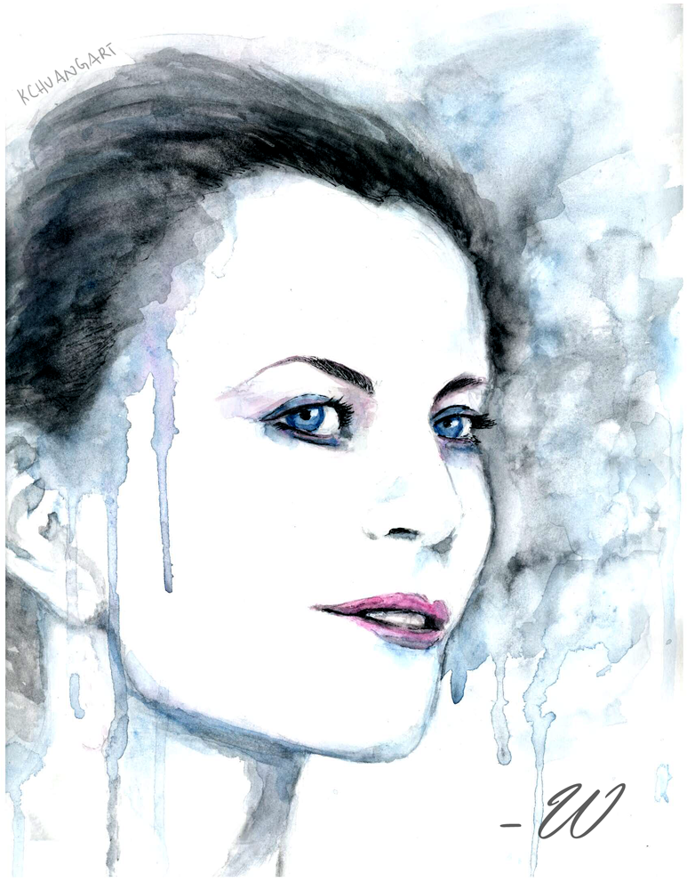 Irene Adler in Watercolor