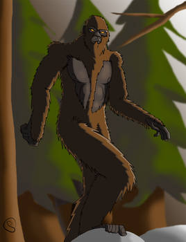 Weekly Monster Challenge Day 1 - Bigfoot