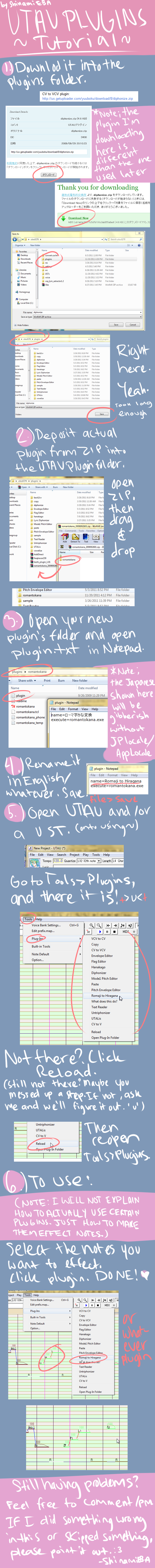 UTAU Plugins Tutorial by shinamiEBA