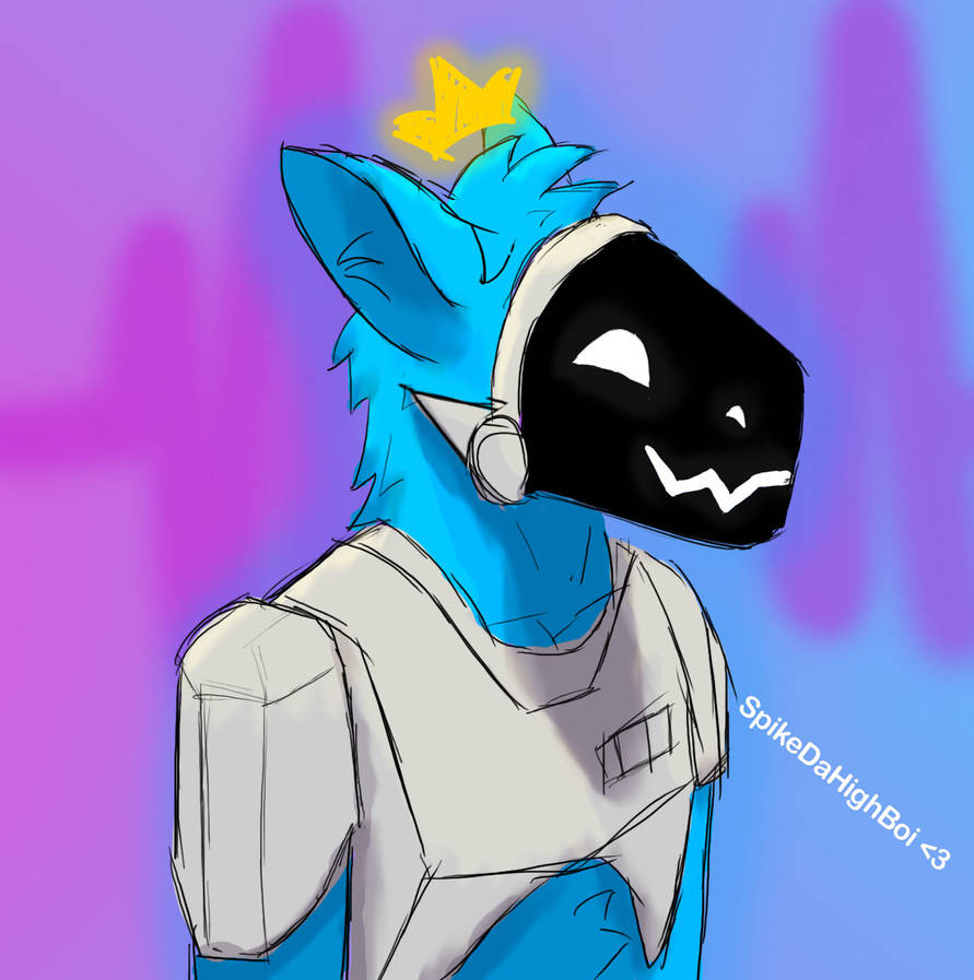 First time drawing a protogen!! by SpikeDaHighBoi on DeviantArt