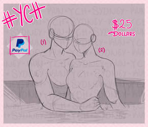 [OPEN] #YCH Couple Half Body -Paypal- Emergency