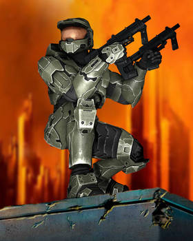 Halo 2 Promo Image Recreated (SFM)