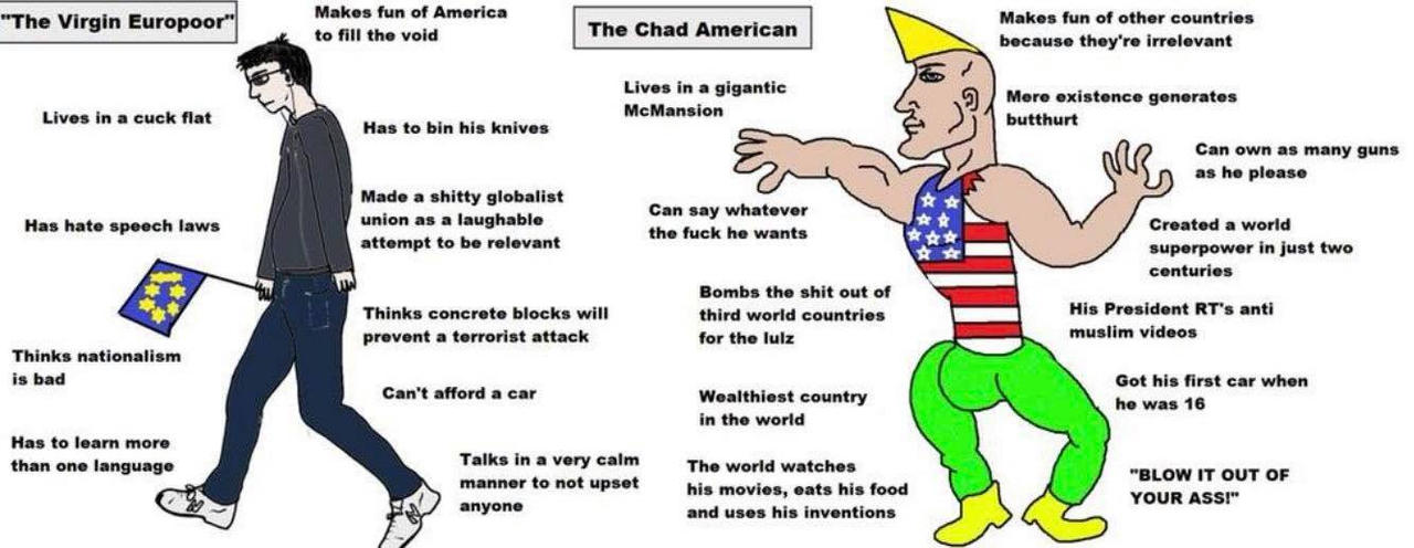 Download Soyboy Vs Yes Chad Meme Template Background