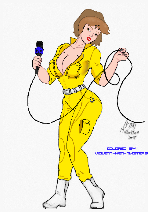 April O'Neil colored by me