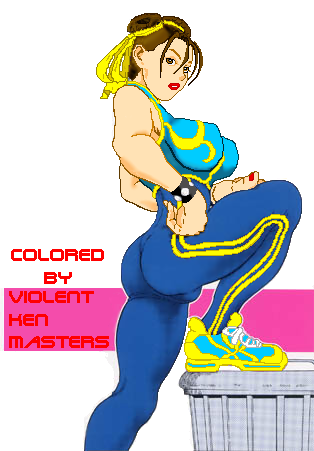 Chun-Li Doujin cover I colored