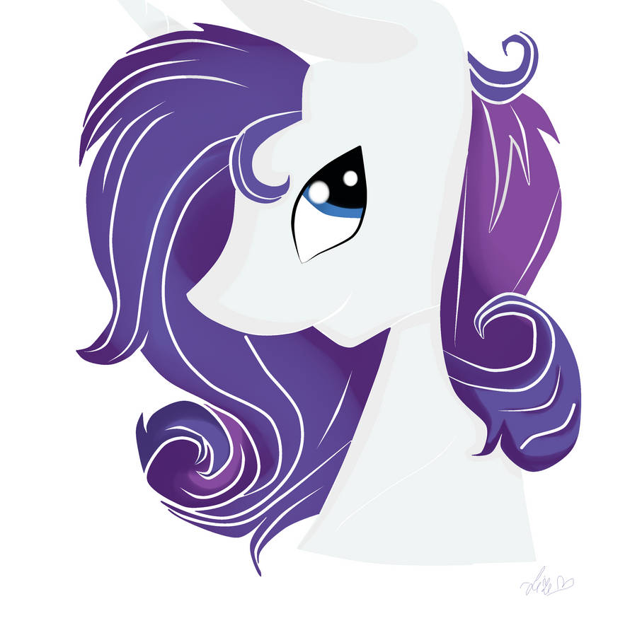 MLP: FIM Rarity by Lizog on DeviantArt