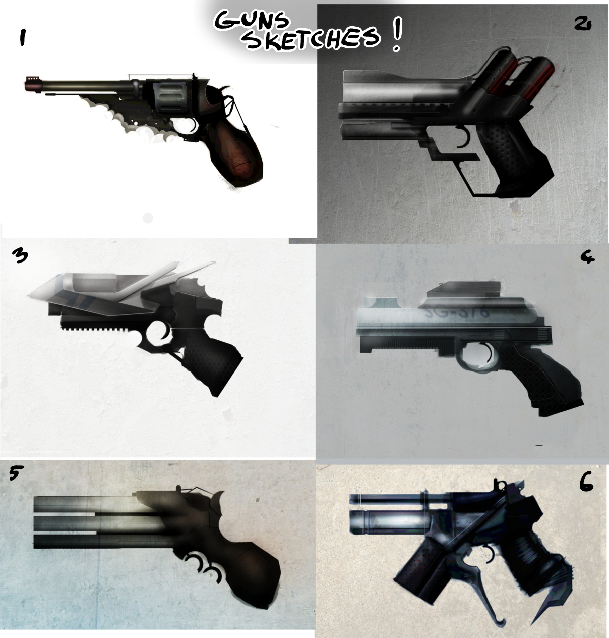 Guns sketches