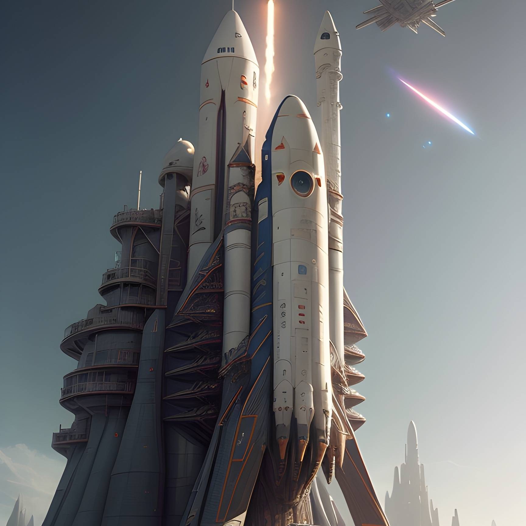 future nuclear fusion rockets for lanches to Mars by Cowmannakamaru on ...