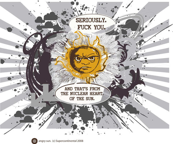 Angry Sun Deviantart Angry Sun by puma13 on DeviantArt